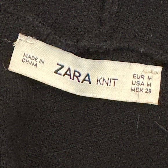 Zara crop knit sweater with sparkly strings - Picture 10 of 13